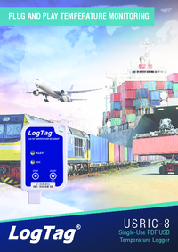 Thumbnail of document Data Sheet - USRIC-8 Single Use USB PDF Temperature Logger